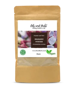 Organic Bharangi Powder - Glory Flower -100% Pure, Clean and Natural