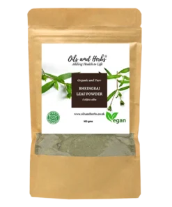 Organic Bhringraj Leaf Powder - False Daisy -100% Pure, Clean and Natural