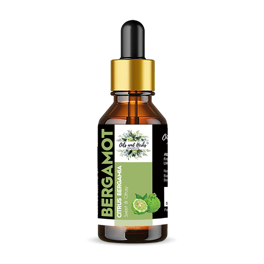 Natural Bergamot Essential Oil 100% Pure & Therapeutic Grade