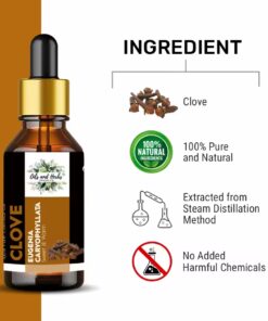 Natural Clove Essential Oil 100% Pure