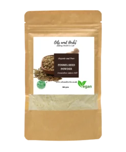 Organic Fennel Seed Powder - Foeniculum Vulgare Mill- 100% Pure, Clean and Natural