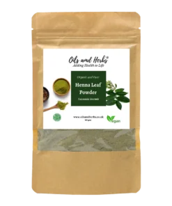 Organic Henna Leaf Powder - Lawsonia inermis -100% Pure, Clean and Natural