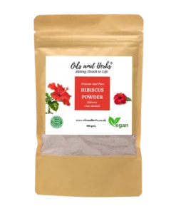 Organic Hibiscus Powder - Hibiscus rosa-sinensis-100% Pure, Clean and Natural
