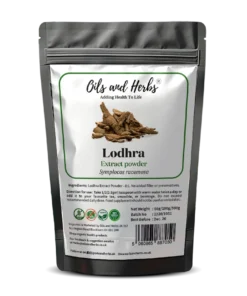 High Strength Lodhra Extract Powder 8:1 Symplocos racemosa