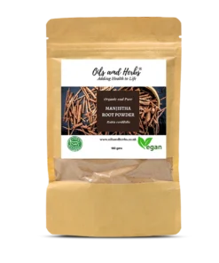 Organic Manjistha Root Powder- Rubia Cordifolia - 100% Pure, Clean and Natural
