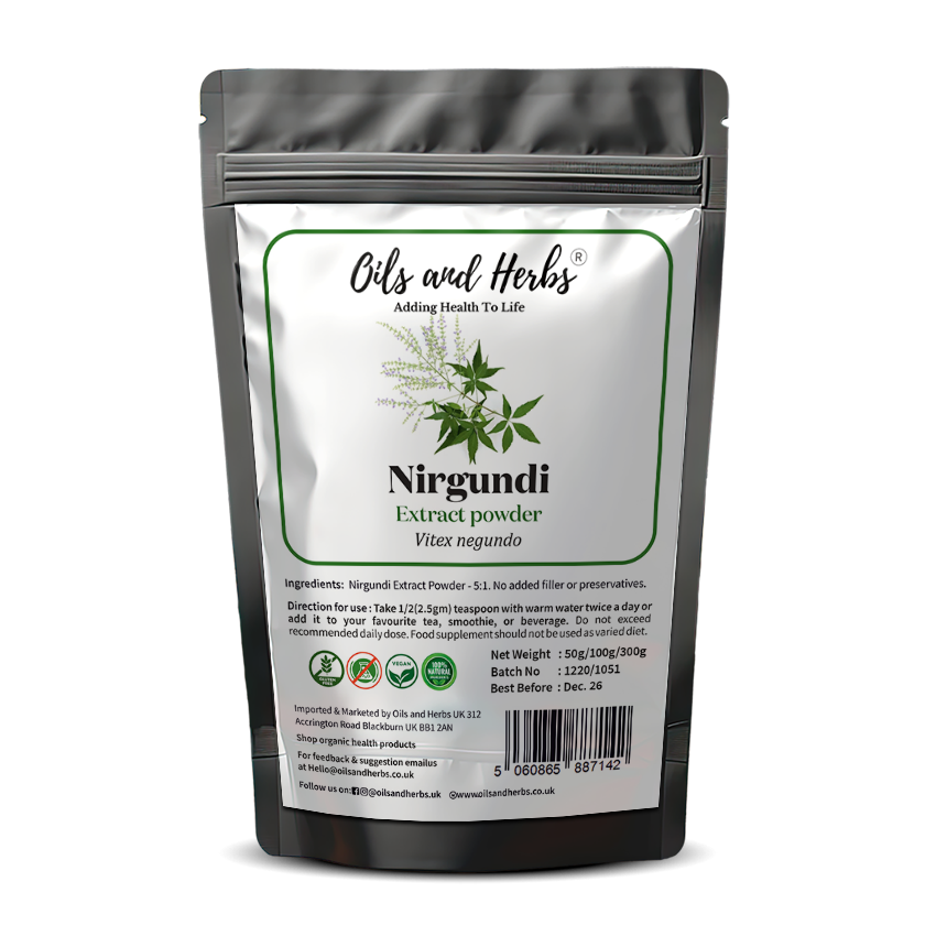 High Strength Nirgundi Extract 5:1 (Vitex negundo)