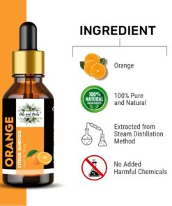 Natural Orange Essential Oil 100% Pure and Therapeutic Grade