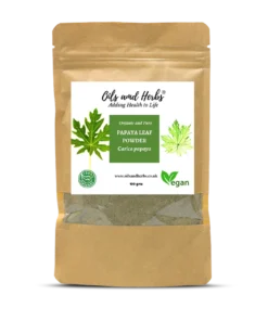Organic Papaya Leaf Powder - Carica Papaya-100% Pure, Clean and Natural
