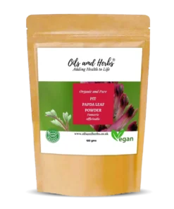 Organic Pit Papda Leaf Powder - fularia officinalis - 100% Pure, Clean and Natural