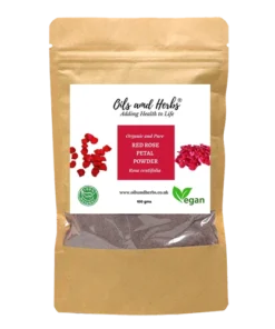 Organic Red Rose Petal Powder- Rosa Centifolia -100% Pure, Clean and Natural