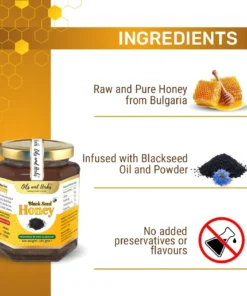 Raw Black Seed Honey for Anti-inflammation