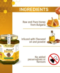 Raw Flax Seed Honey for Omega 3 Support