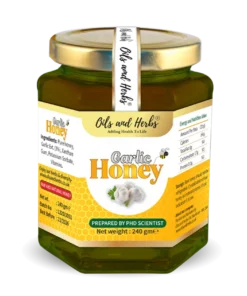 Raw Garlic Honey for Immune System Support