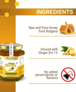 Raw Ginger Honey for Digestion
