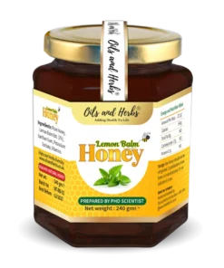 Raw Lemon Balm Honey