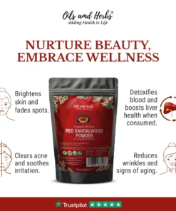 Alternative view of Organic Red Sandalwood Powder