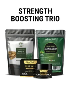 Strength Boosting Trio- Shilajit with Ashwagandha & TongkatAli