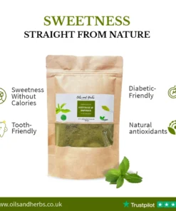 Clean Stevia Powder - Stevia rebaudiana -100% Pure and Natural