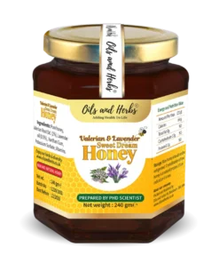 Raw Valerian and Lavender Mixed Honey