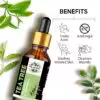 Natural Tea Tree Essential Oil 100% Pure and Therapeutic Grade