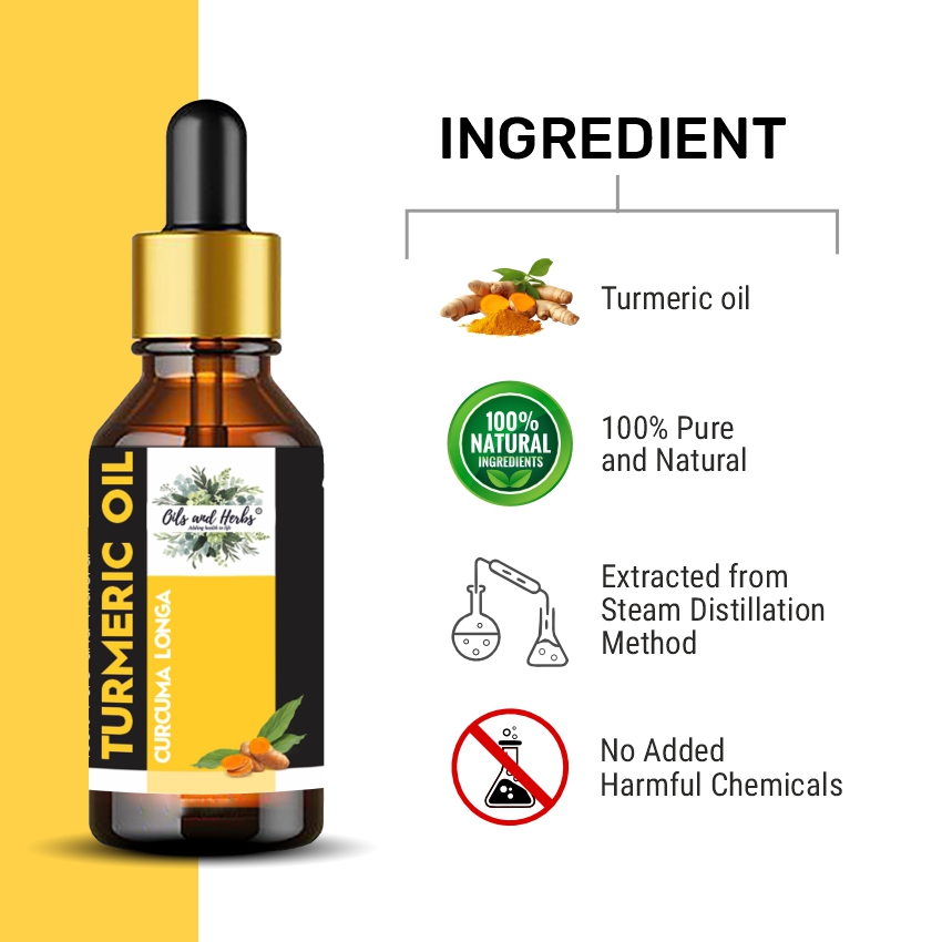 Turmeric Essential Oil-100% Pure and Natural