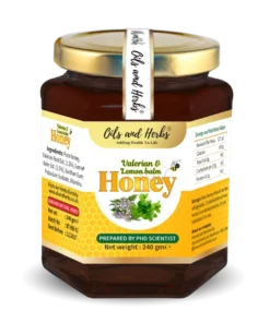 Mixed Valerian and Lemon Balm Honey