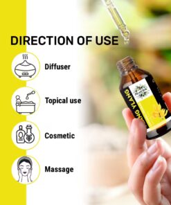 Natural Ylang Ylang Essential Oil 100% Pure & Therapeutic Grade