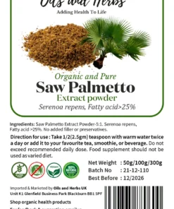 Organic Saw Palmetto Extract Powder