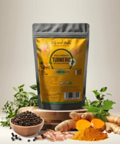 High Strength Turmeric with black pepper capsules