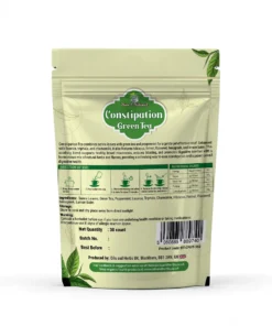 Constipation Green Tea back