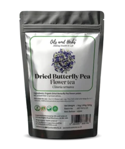 Dried Butterfly Pea tea MOCKUP