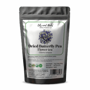 Dried Butterfly Pea tea MOCKUP