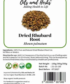 Alternative view of Dried Rhubarb Root (Rheum officinale)